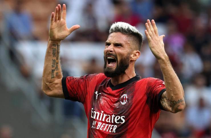 Milan, dubbi su Giroud: serve un nuovo attaccante