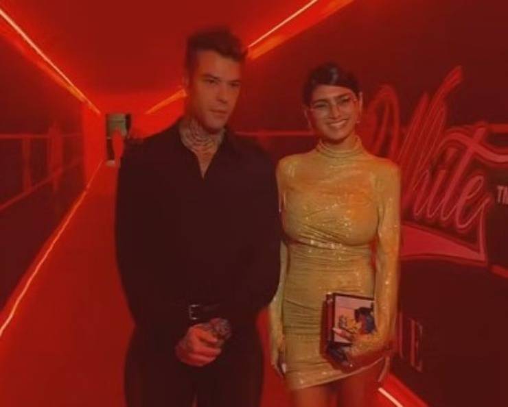 Fedez and Mia Khalifa guests in Milan