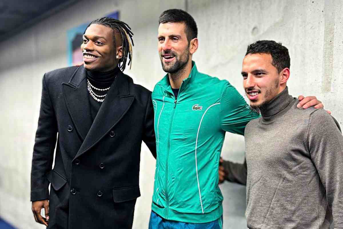 Leao e Bennacer incontrano Djokovic