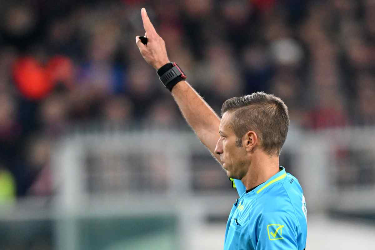 Allegri negli spogliatoi degli arbitri dopo Genoa-Juve