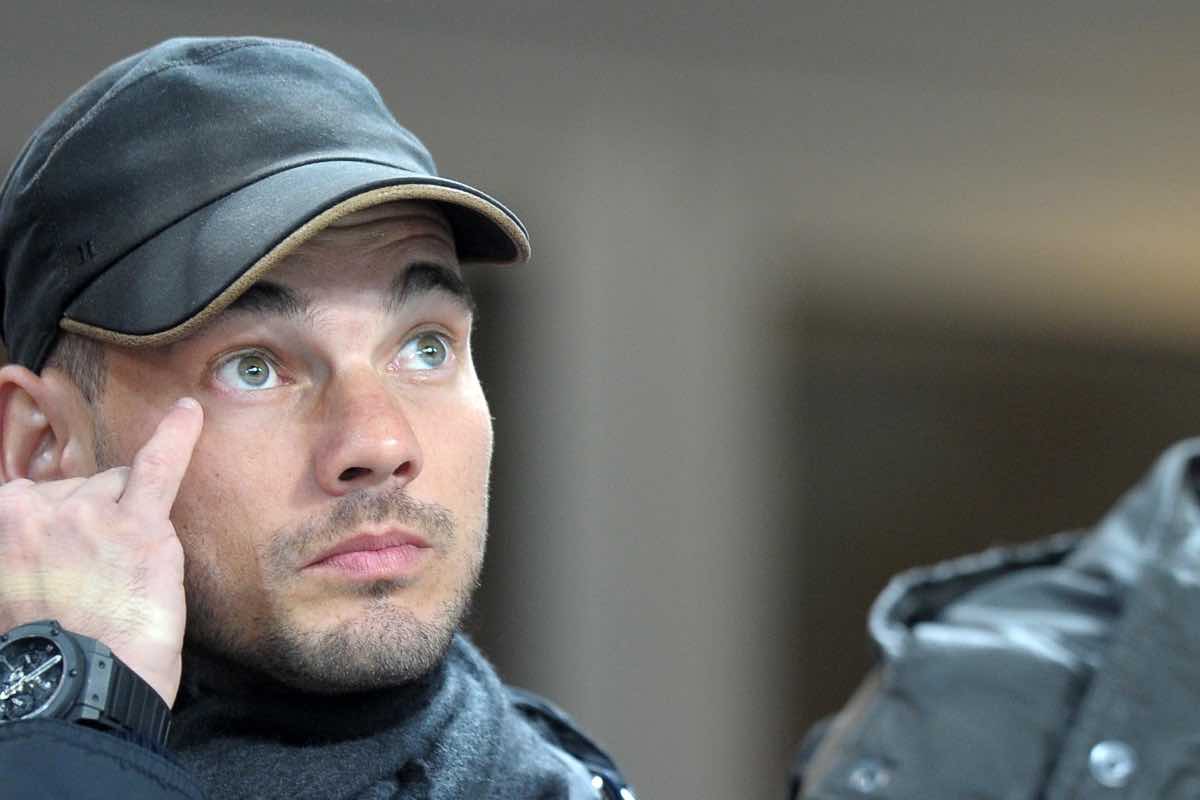 Sneijder sulle donne calcio: pare contrario che fa discutere