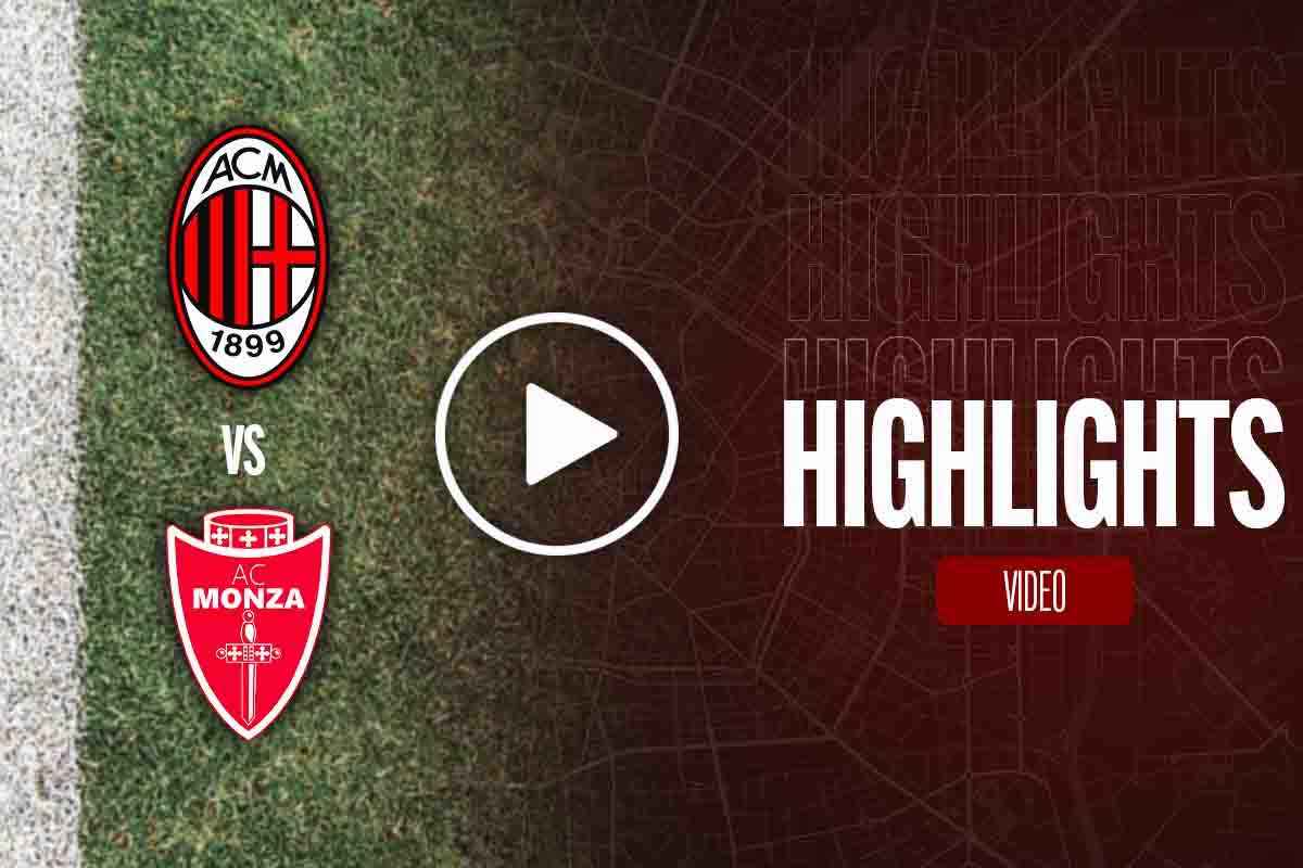 Milan Monza cronaca highlights