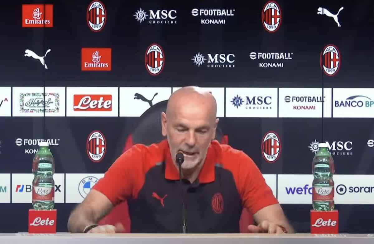 Pioli risposta in sospeso in conferenza: a cosa si riferiva