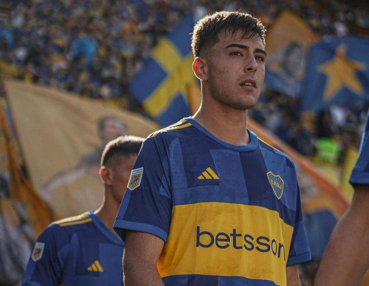 Milan su Aaron Anselmino del Boca Juniors