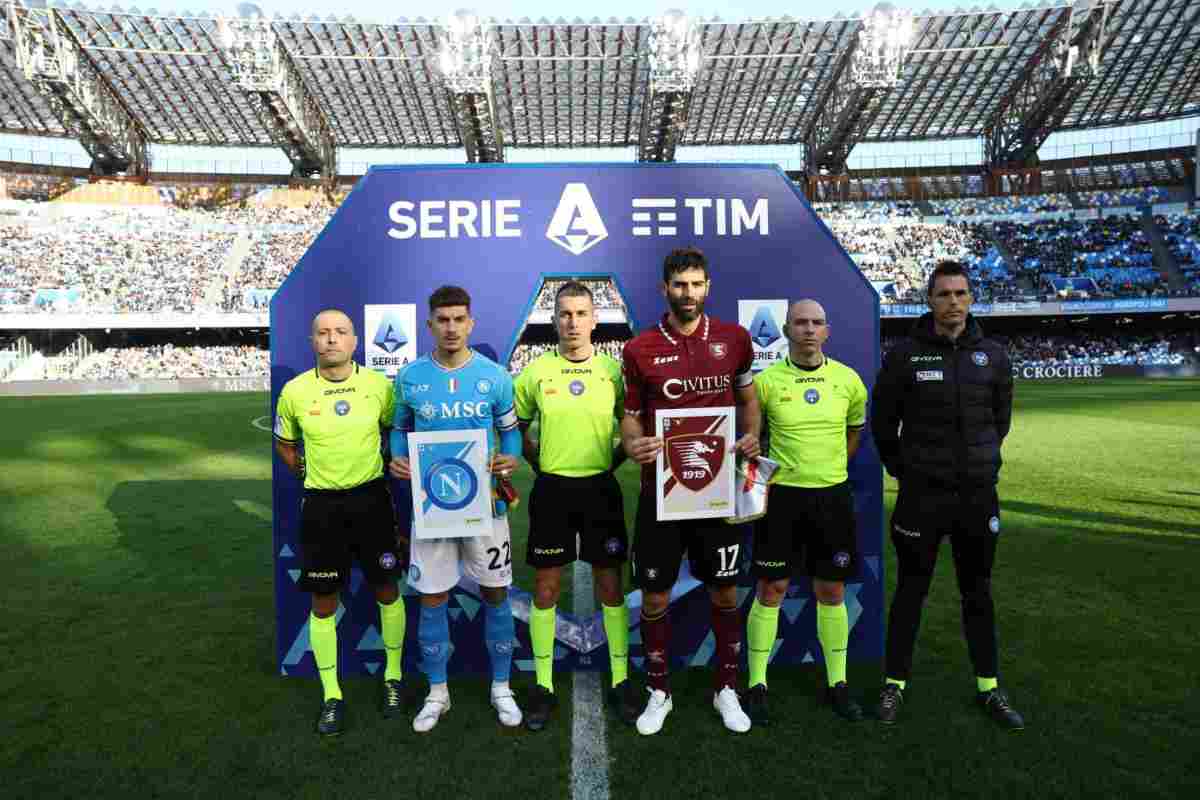 Napoli-Salernitana al centro delle polemiche