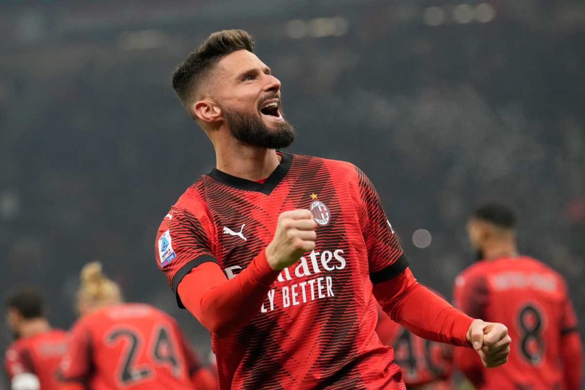 Giroud prepara la sfida al Rennes