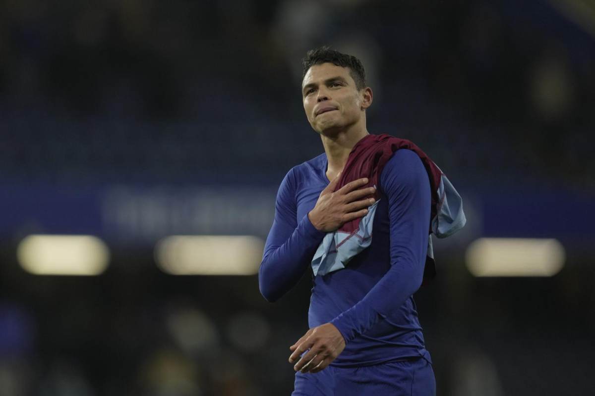 Lacrime in campo per Thiago Silva