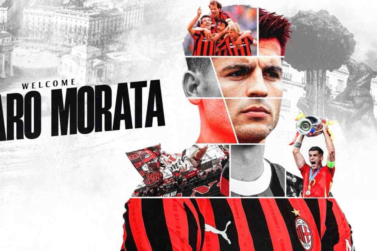 Alvaro Morata al Milan: è ufficiale