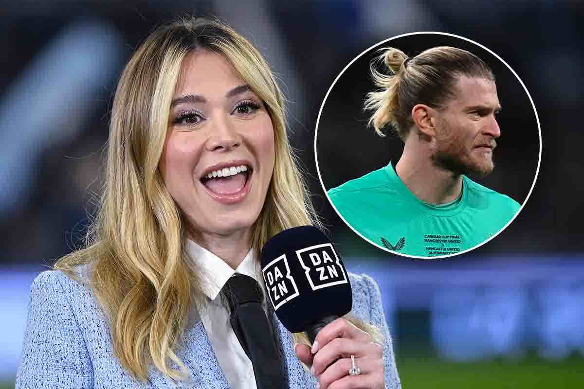 Diletta Leotta esulta per Karius in Serie A