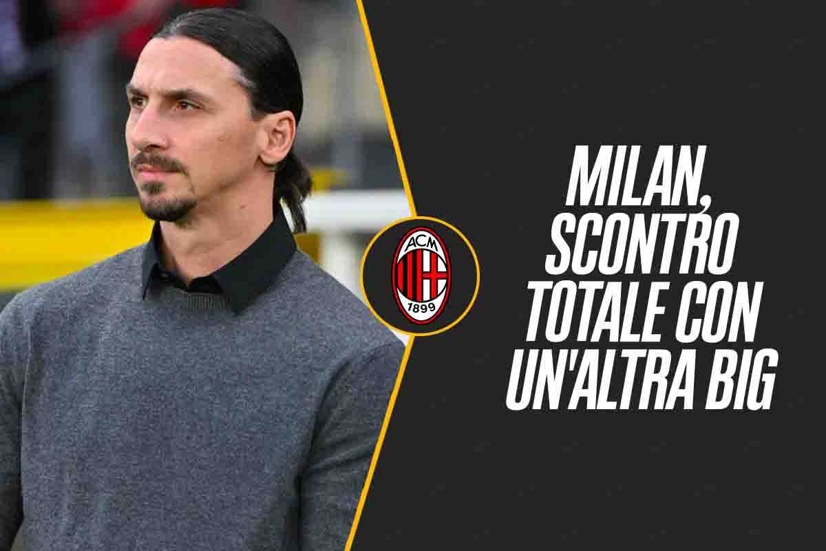 Milan, bufera e scontro con un'altra big