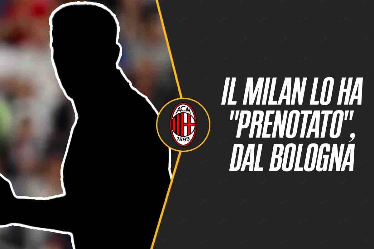 Il Milan prenota colpo dal Bologna