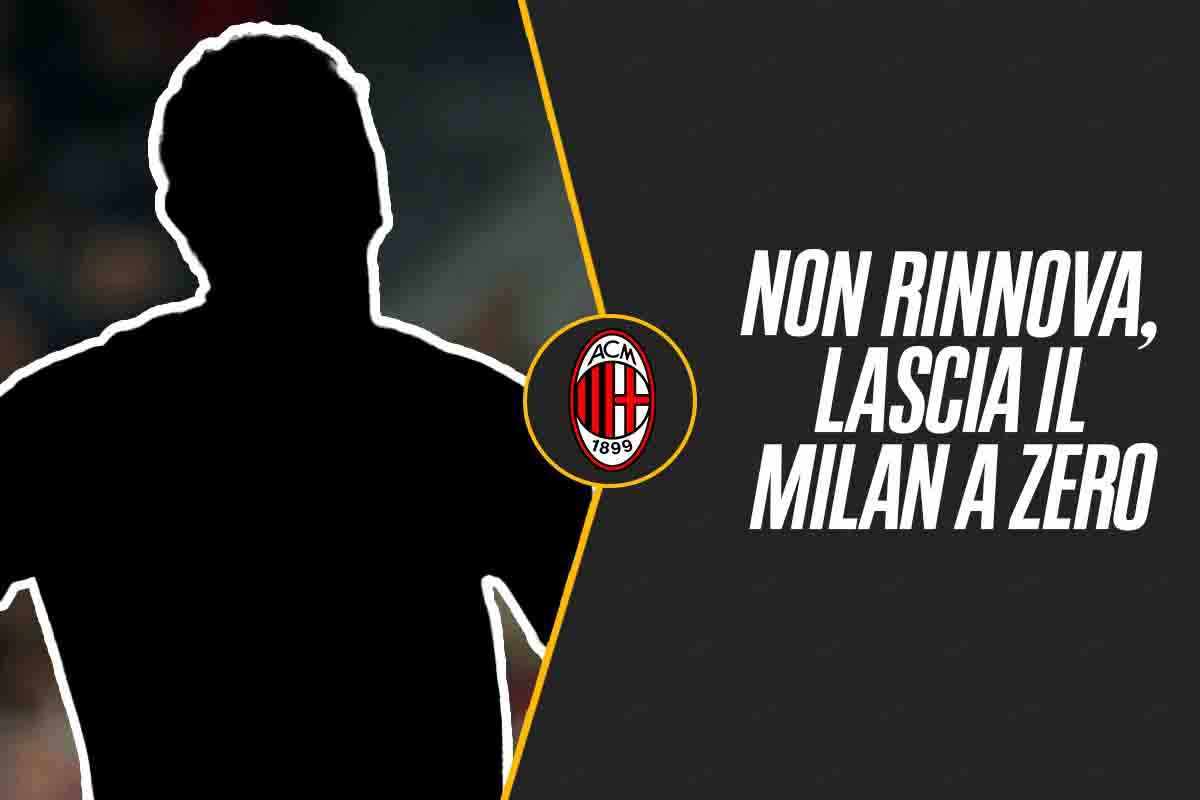 Il big non rinnova con il Milan