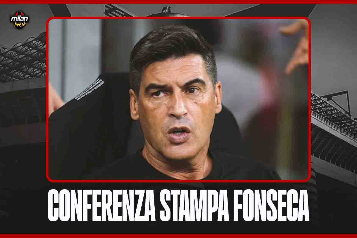 Lazio-Milan: Fonseca in conferenza stampa