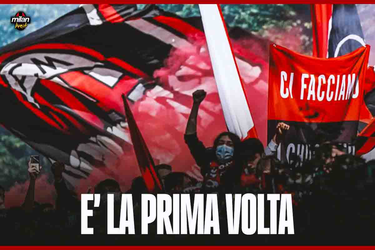 Milan, è la prima volta