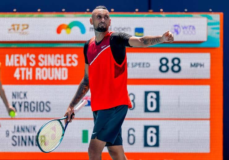 Kyrgios ancora contro Sinner