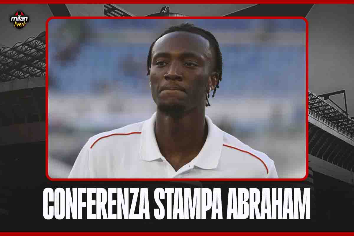 Abraham-Milan la conferenza stampa di presentazione