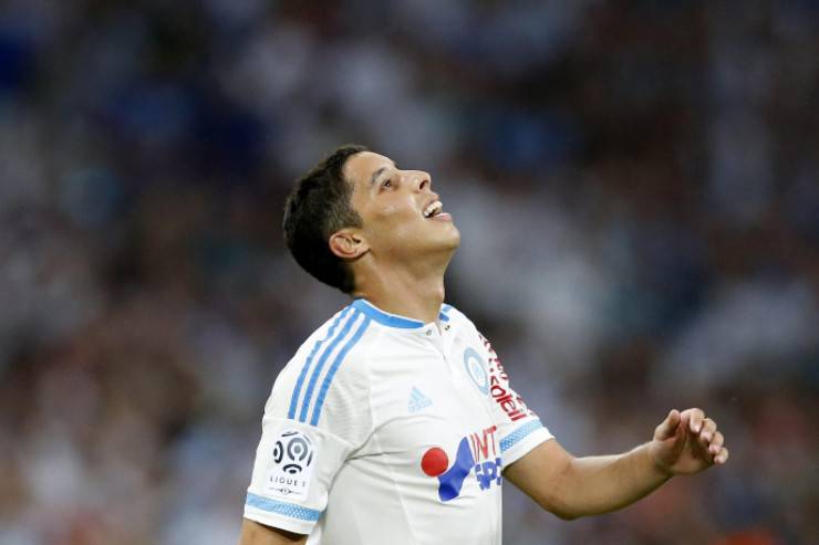 Abdelaziz Barrada con la maglia del Marsiglia 