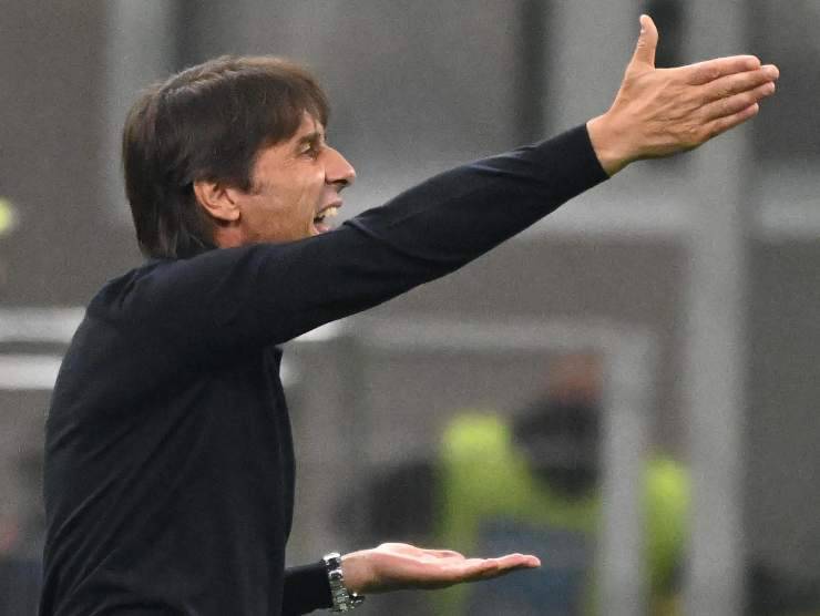 Conte urla contro i suoi giocatori