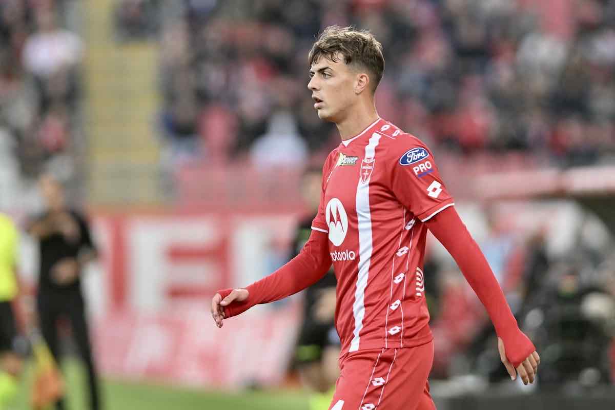 Daniel Maldini con la maglia del Monza