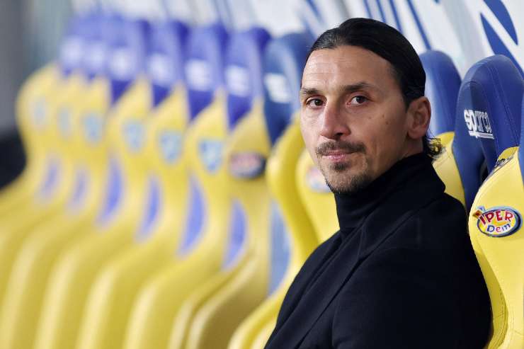 Zlatan Ibrahimovic in panchina