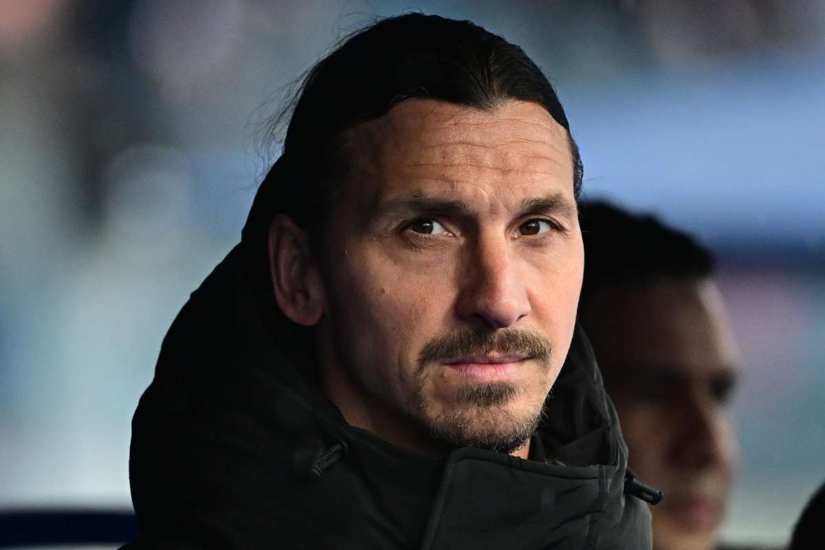 Zlatan Ibrahimovic allo stadio