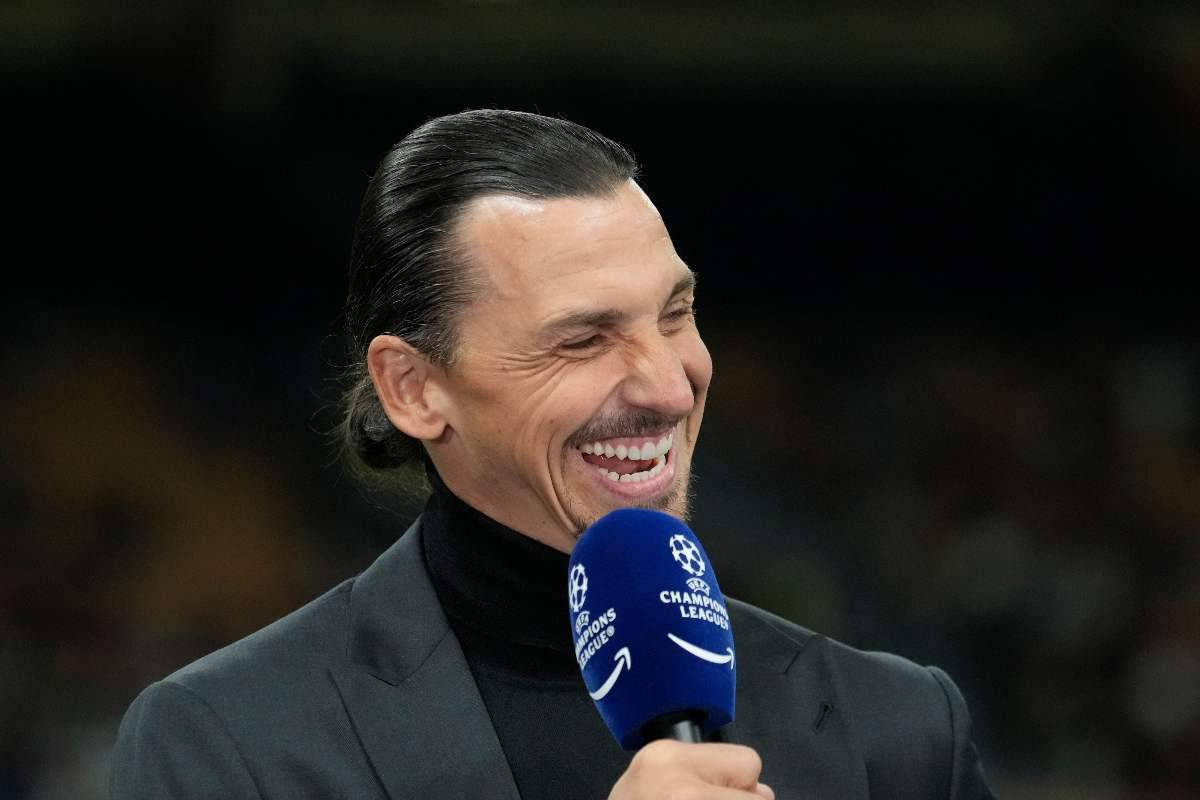 Un sorridente Zlatan Ibrahimovic