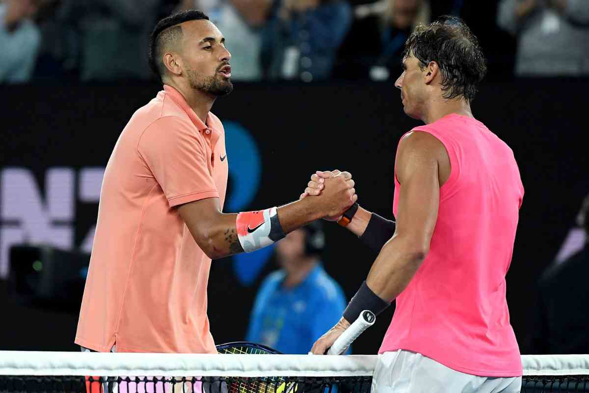 Nick Kyrgios e Rafael Nadal 