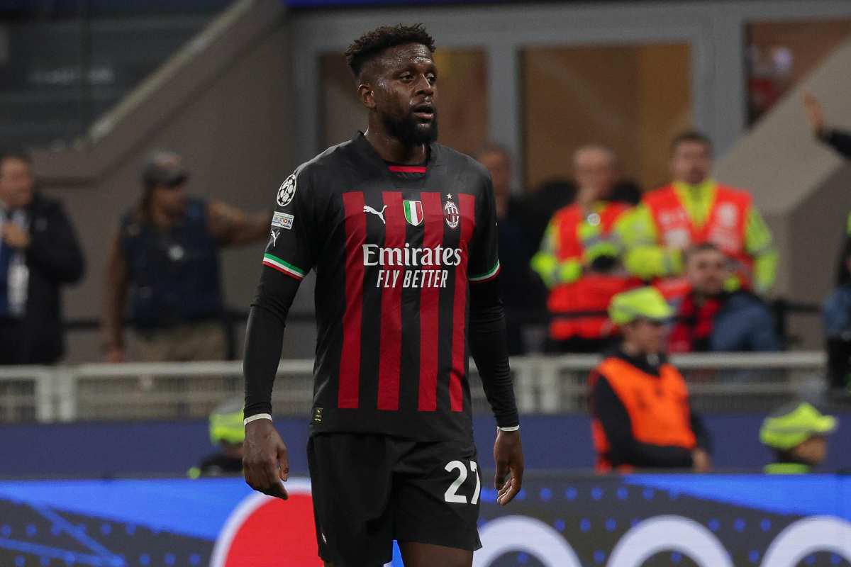 Divock Origi in campo col Milan