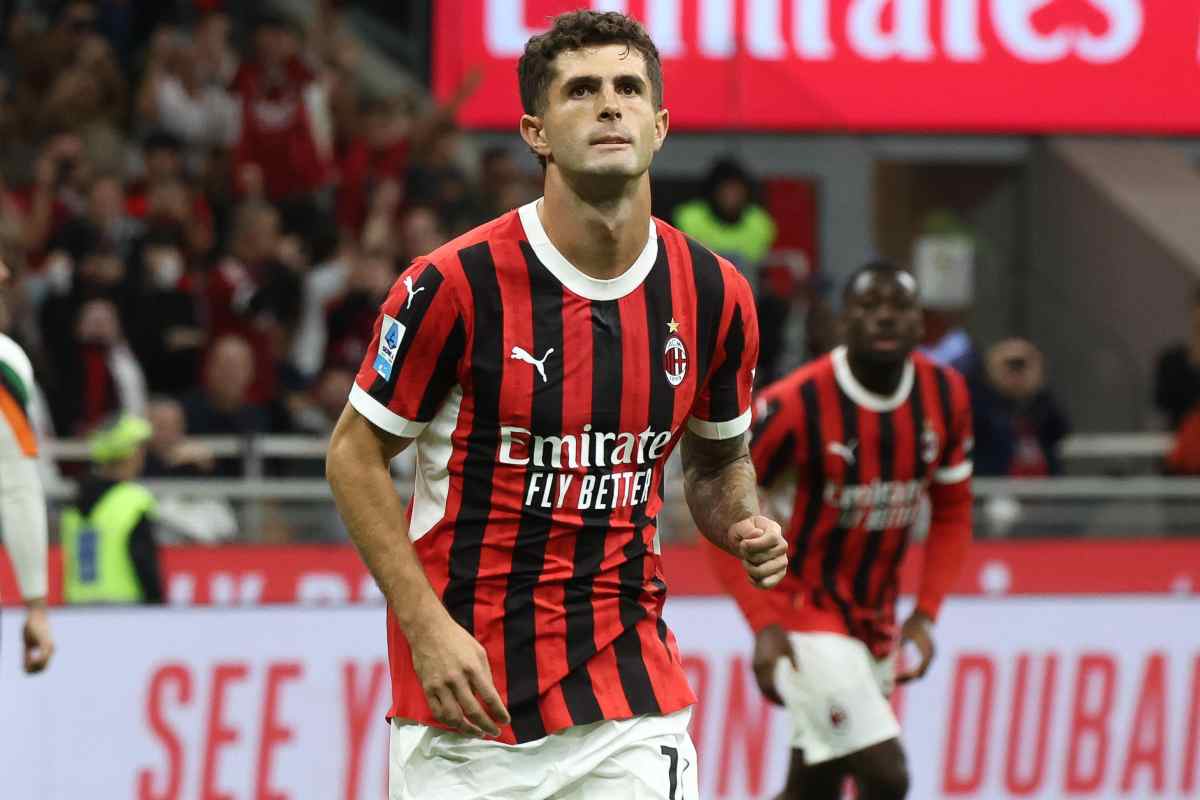 Pulisic, dubbio per Milan-Udinese