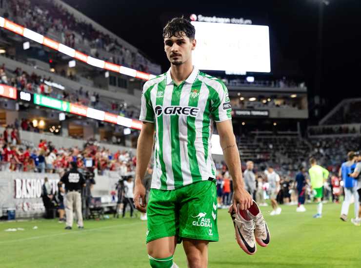 Johnny Cardoso centrocampista del Real Betis