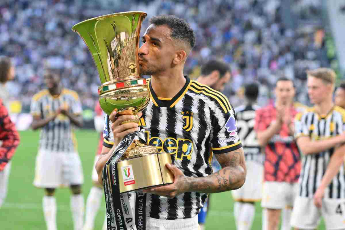 Danilo con la Coppa Italia 2024