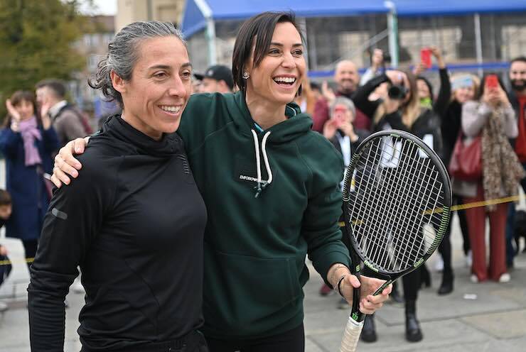 Le parole da brividi di Flavia Pennetta per Lea Pericoli