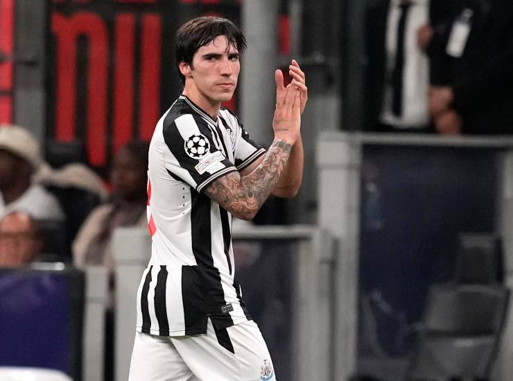 Sandro Tonali calciatore del Newcastle