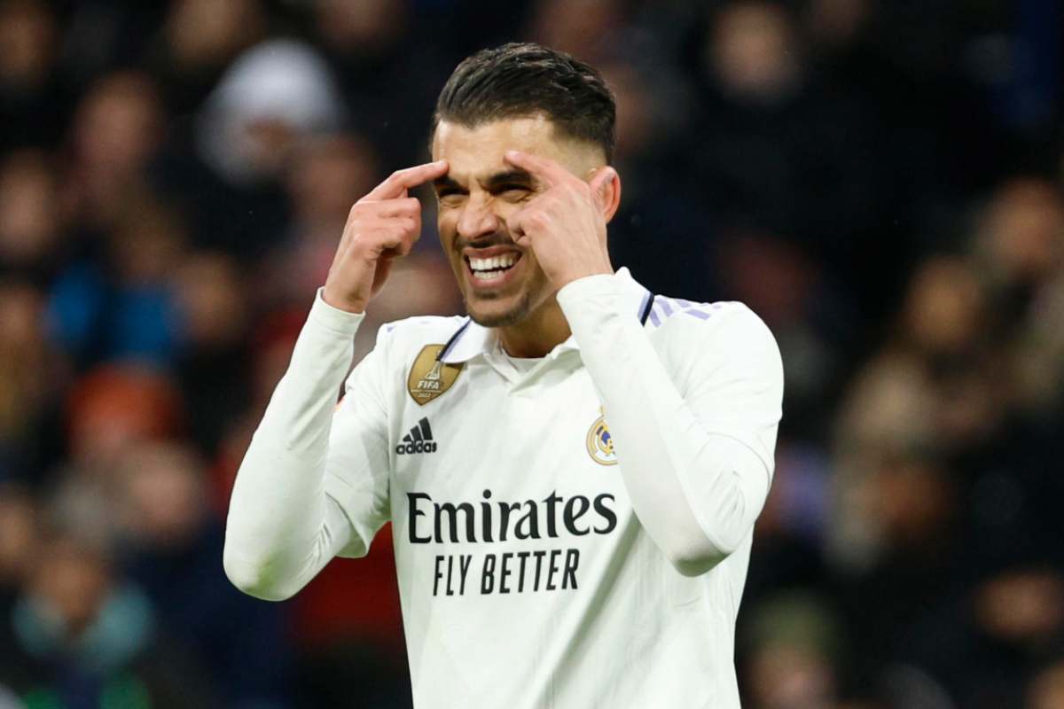 Ceballos esulta con il Real Madrid