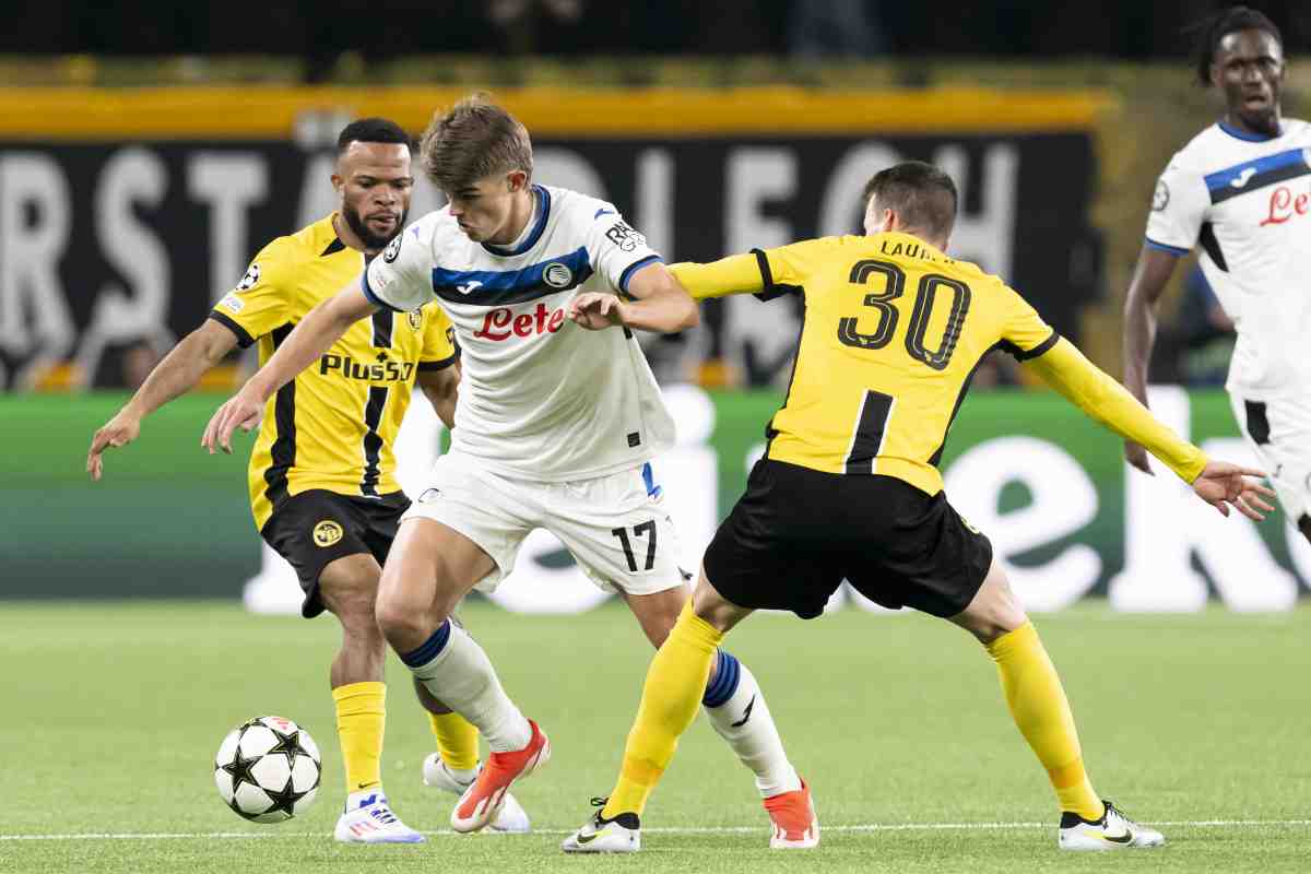 De Ketelaere contro gli Young Boys