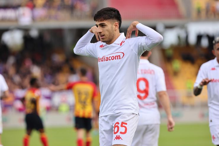 Fabiano Parisi terzino della Fiorentina