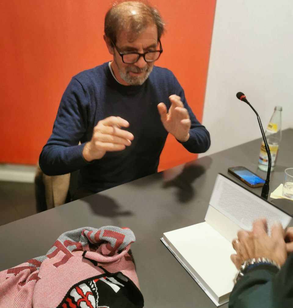 Filippo Galli alla presentazione del suo libro