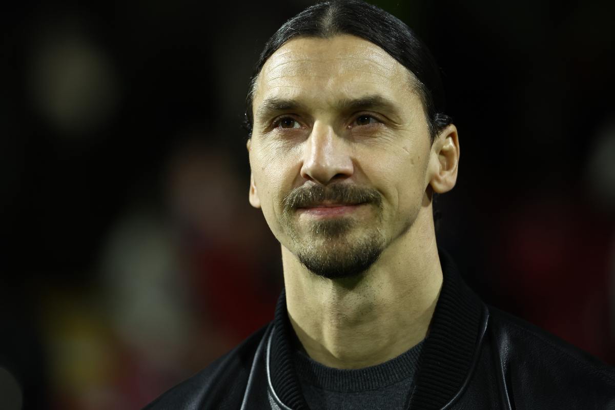 Zlatan Ibrahimovic osserva