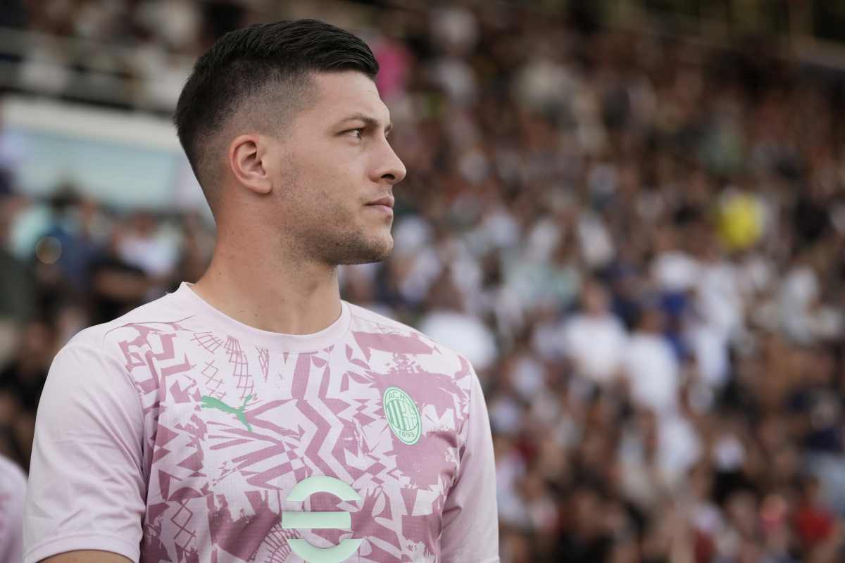 Luka Jovic in campo