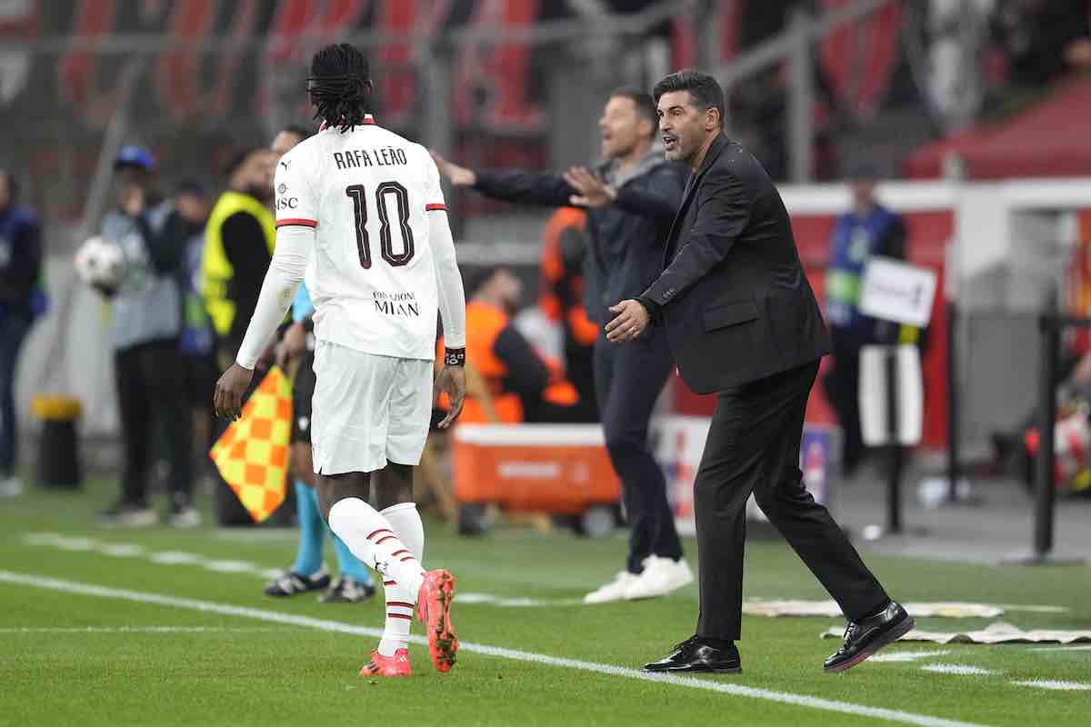 Rafa Leao e Paulo Fonseca