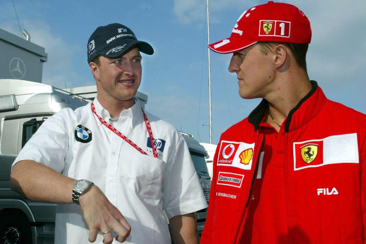 Michael Schumacher e il fratello Ralf