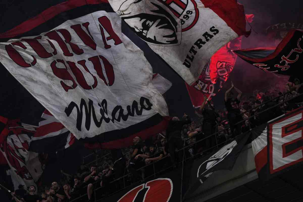 Tifosi Milan allo stadio San Siro