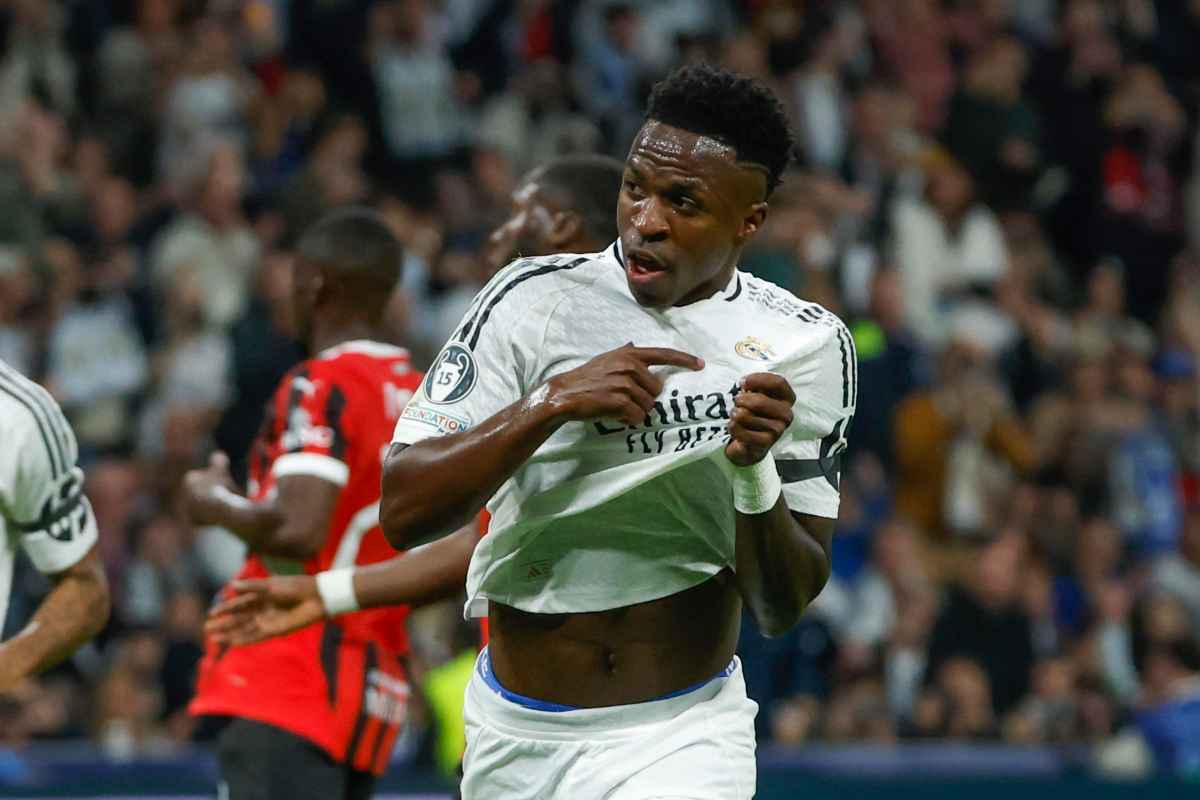 Vinicius segna al Milan