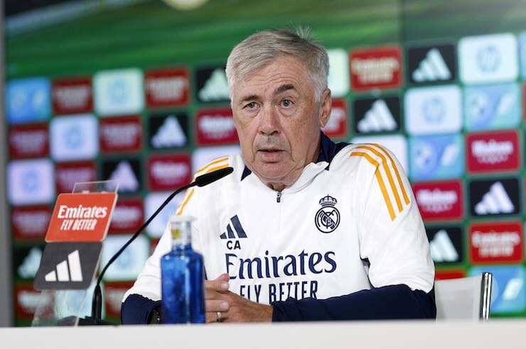 Carlo Ancelotti allenatore del Real Madrid