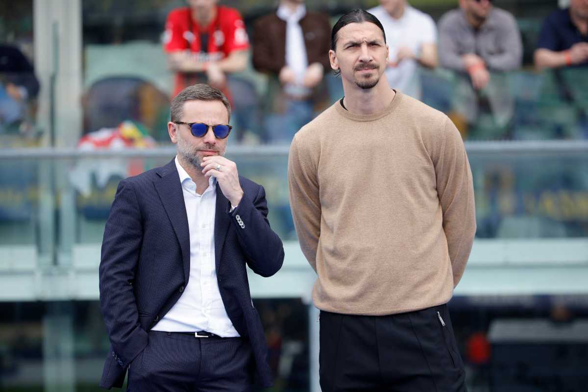 Zlatan Ibrahimovic e Giorgio Furlani