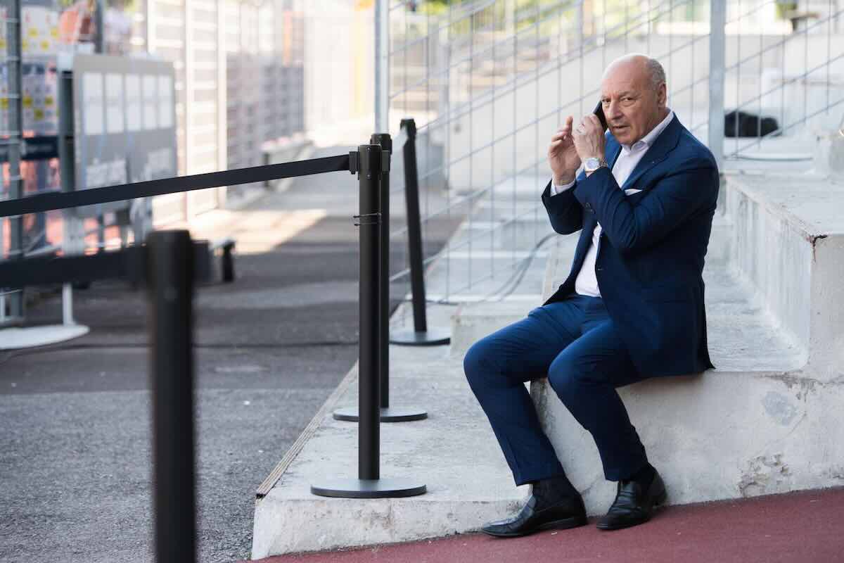 marotta presidente dell'Inter a telefono