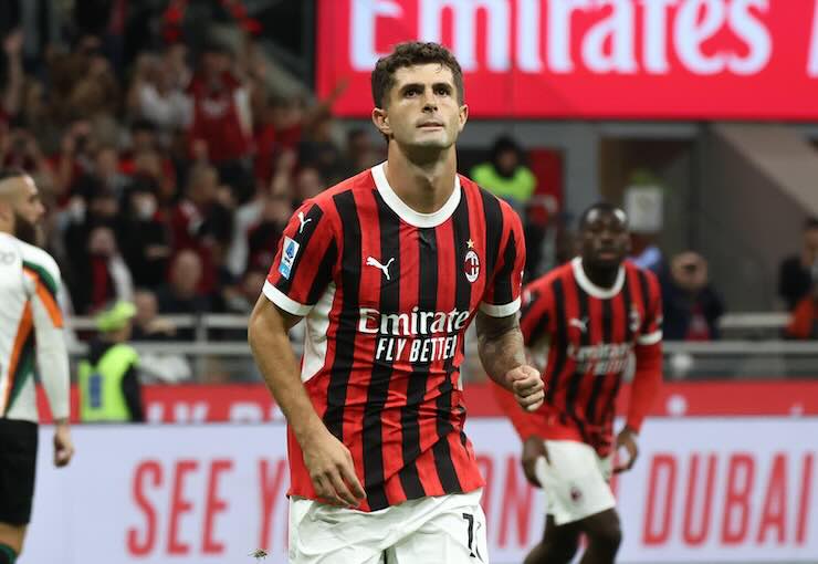 Christian Pulisic attaccante del Milan