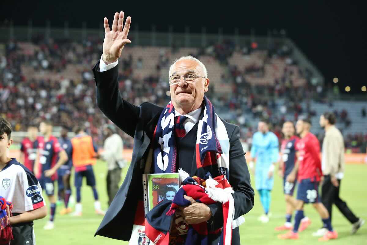 Claudio Ranieri ex allenatore del Cagliari