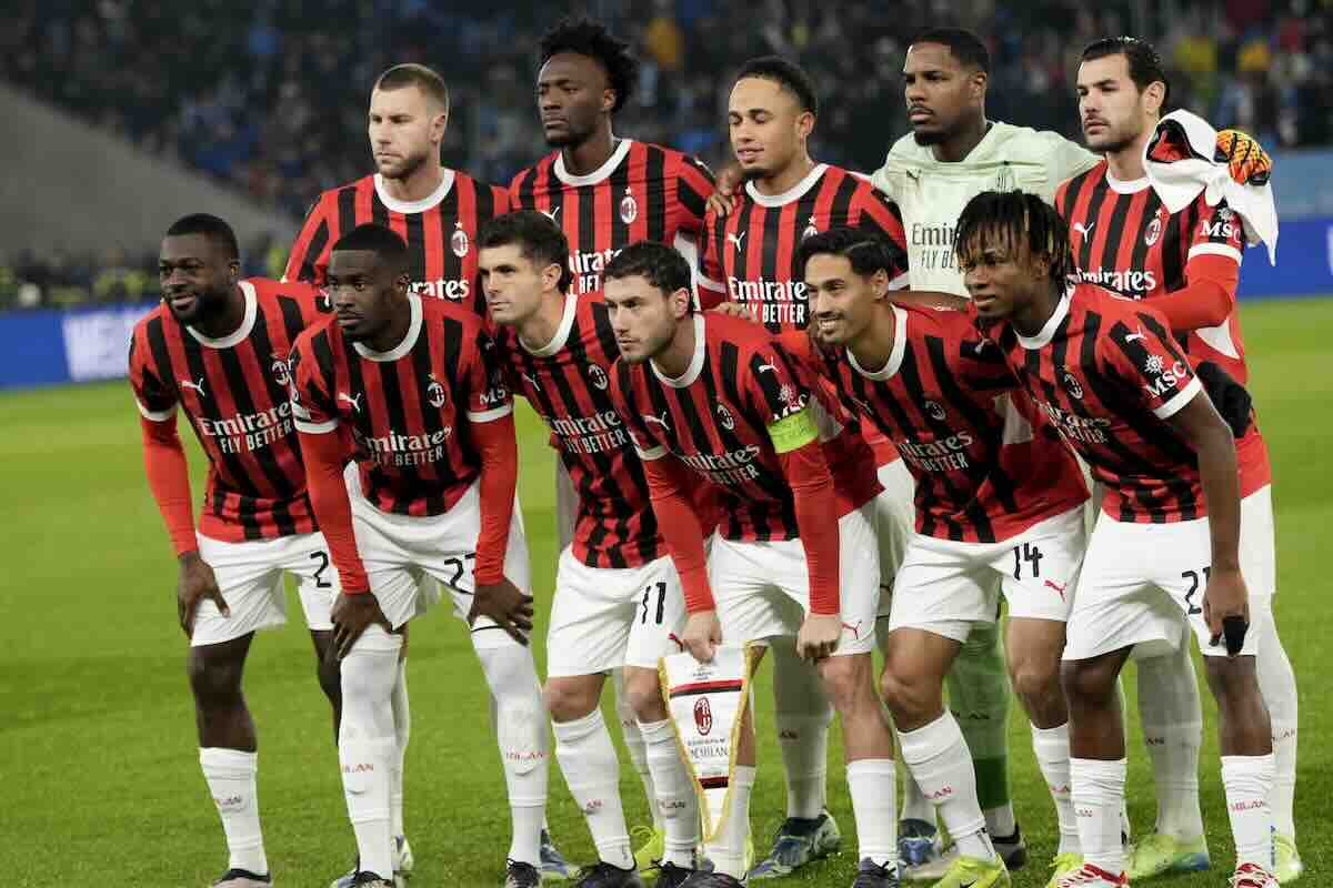 Milan squadra in posa