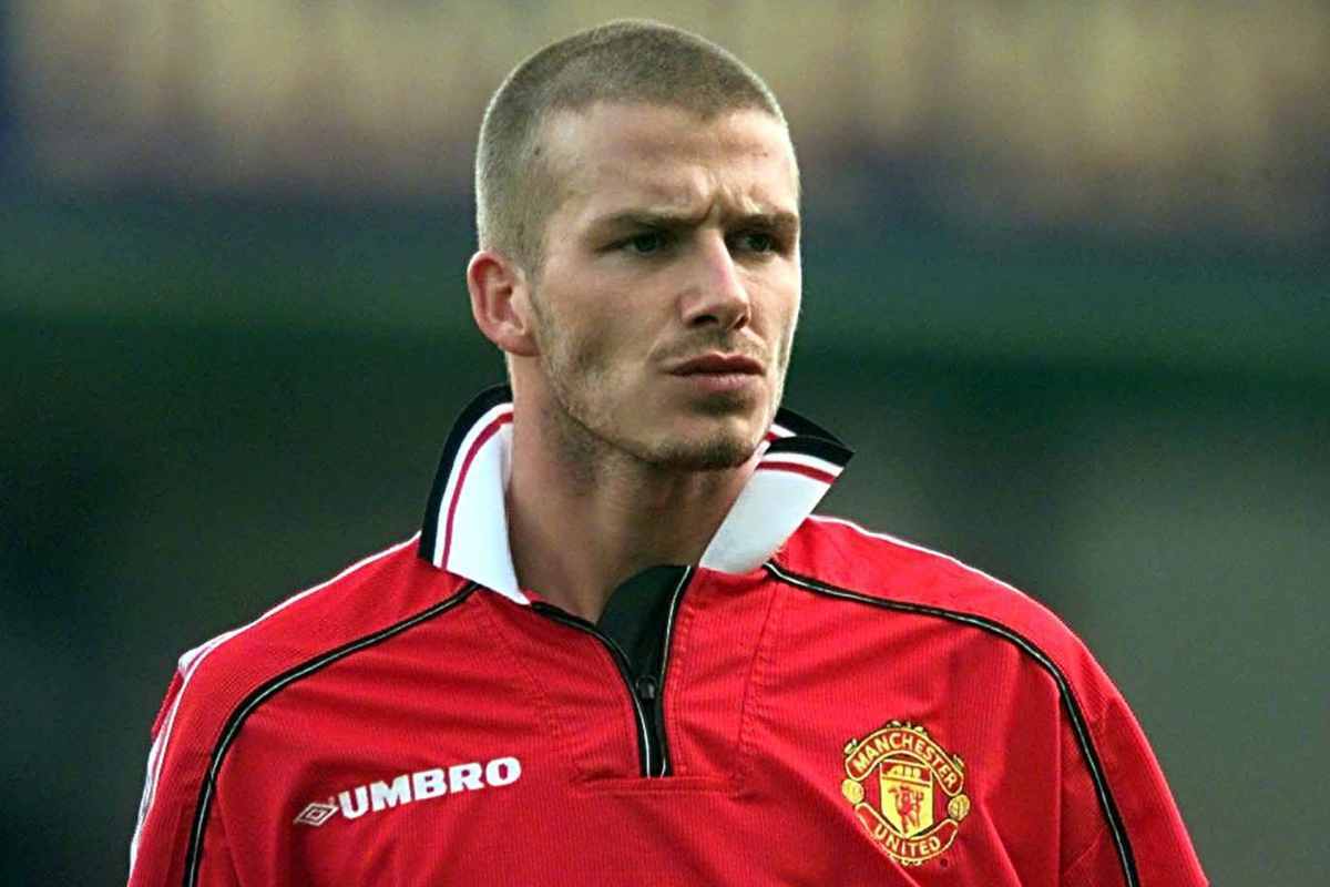 David Beckham con il Manchester United